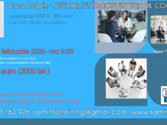 Curs Coach -specialist  in activitatea de coaching- autorizat  MMSS